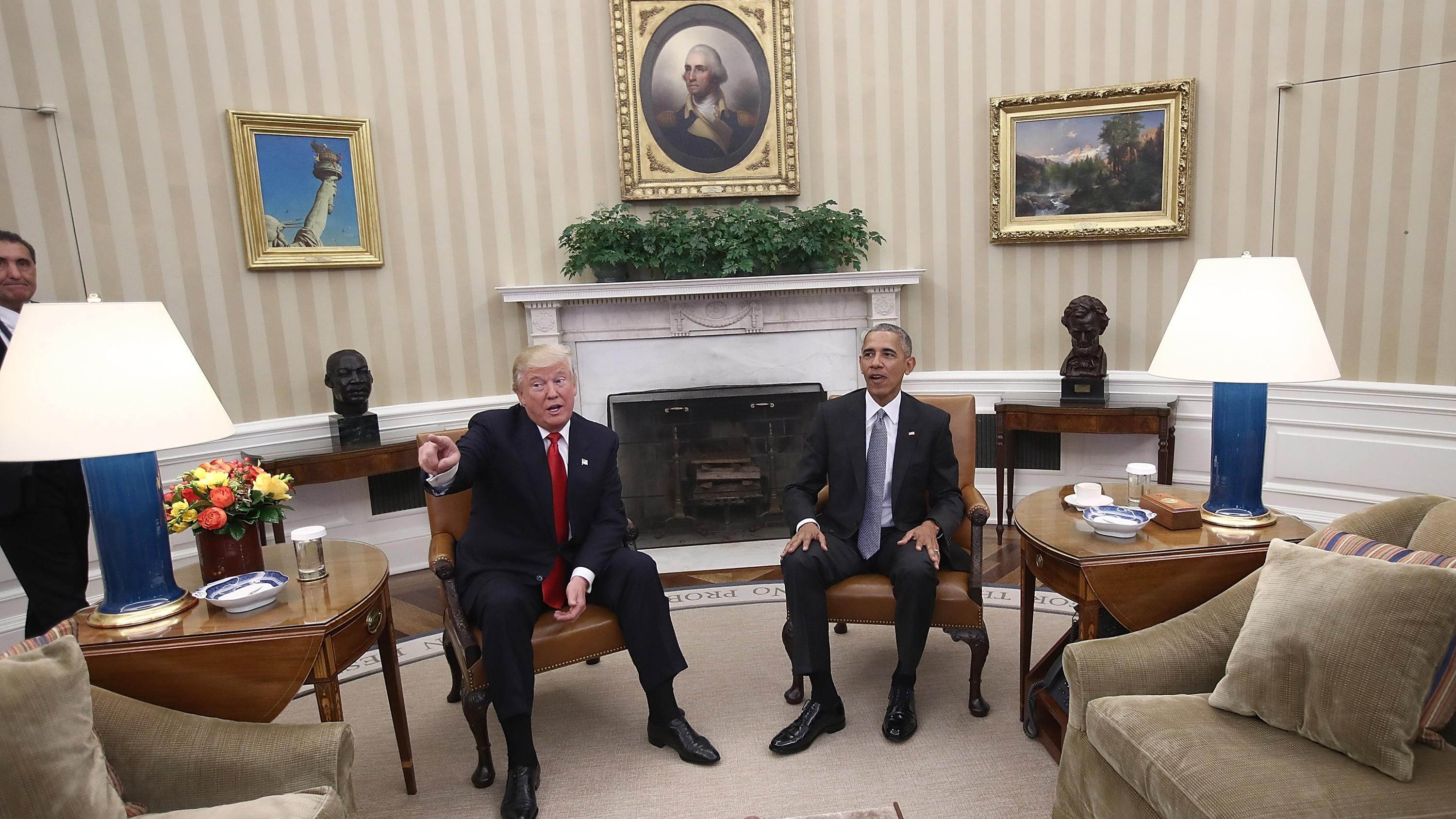 Трамп поспілкувався з Обамою про передачу влади Трамп поспілкувався з Обамою про передачу влади