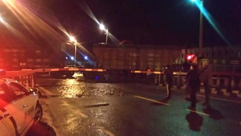 На Львовщине поезд сошел с рельсов На Львовщине поезд сошел с рельсов