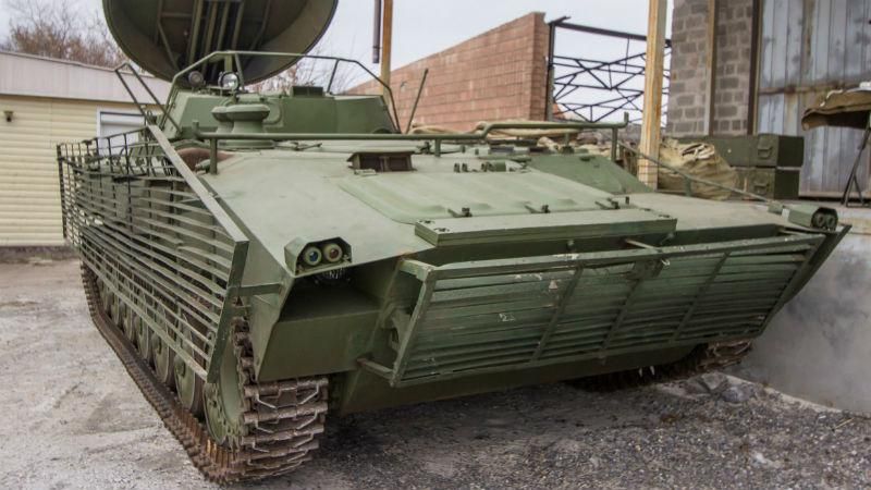 Фотофакт: на озброєнні у бойовиків є російські установки розмінування