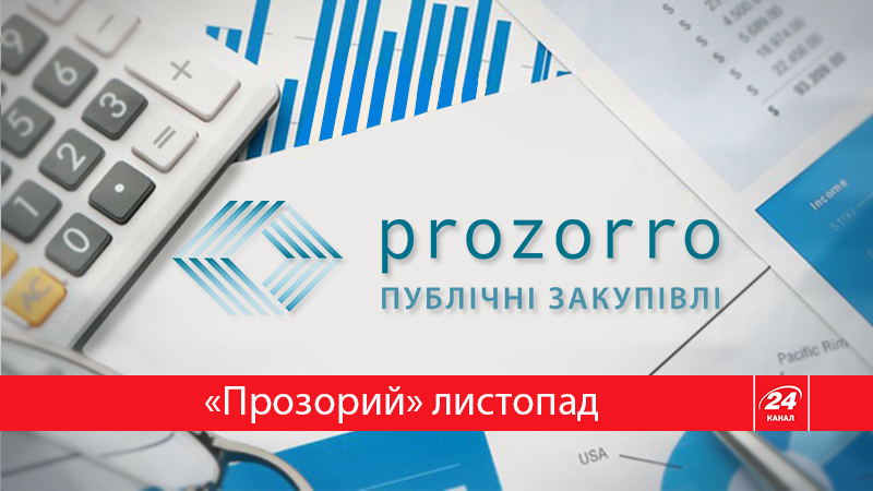 "Прозорий" листопад: найбільші закупівлі та економія в інфографіці