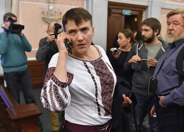 Савченко уклоняется от комментариев о встрече с главарями боевиков