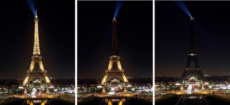 Нет геноциду в Сирии: появились красноречивые фото Эйфелевой башни