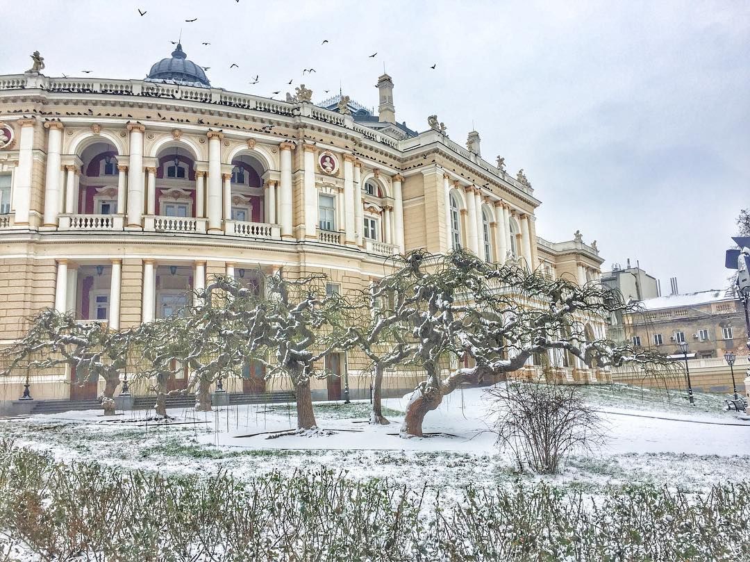 Одесу засніжило: опублікували чарівні фото Одесу засніжило: опублікували чарівні фото