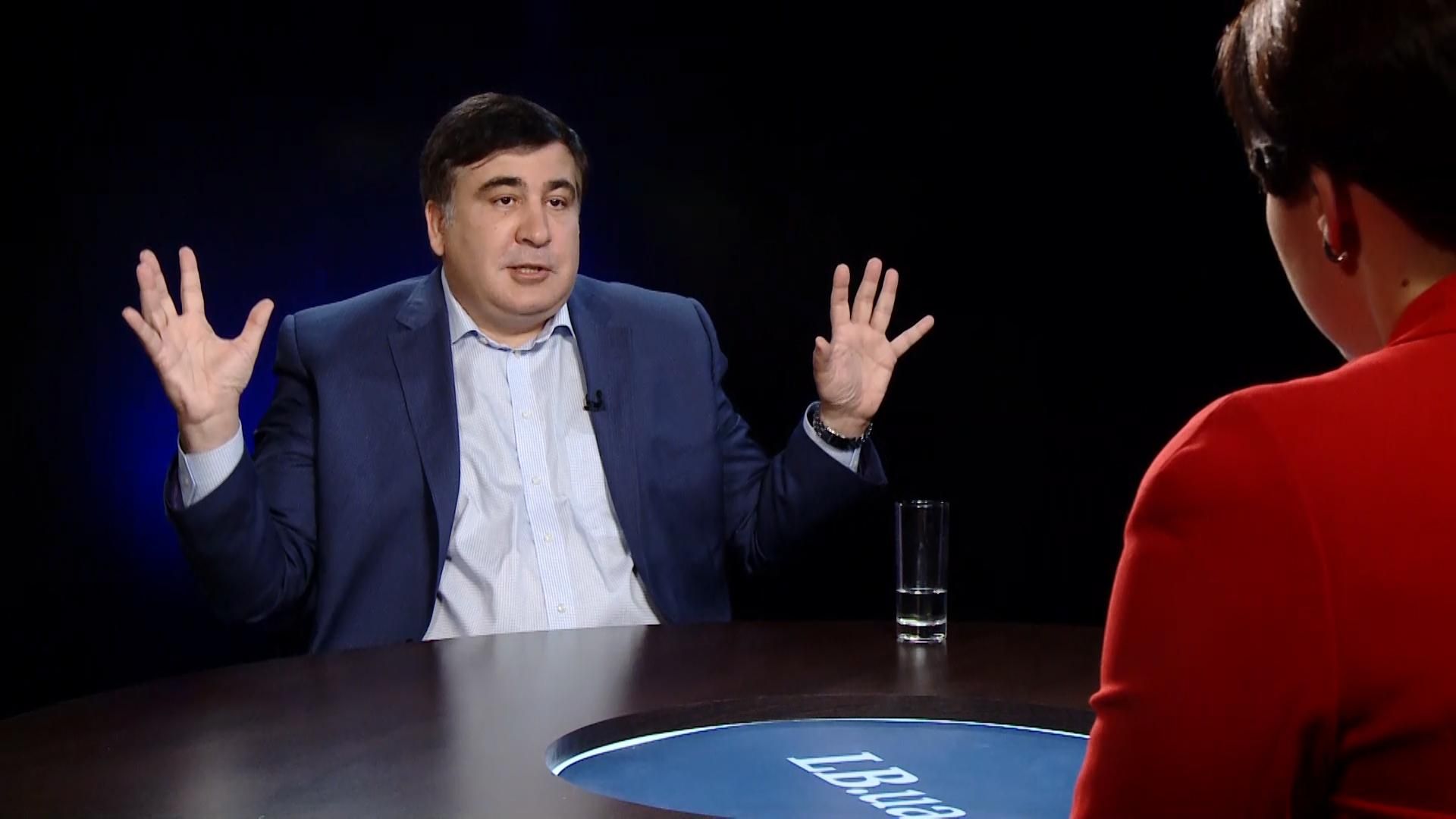 Журналистка в эфире ток-шоу устроила словесную перепалку с Саакашвили: появилось видео