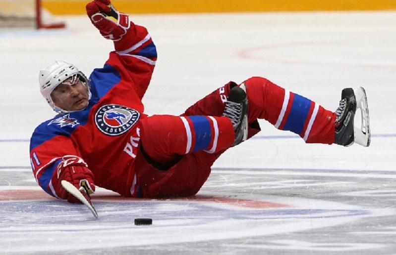 Як війна в Сирії впливає на Путіна: влучна карикатура Як війна в Сирії впливає на Путіна: влучна карикатура