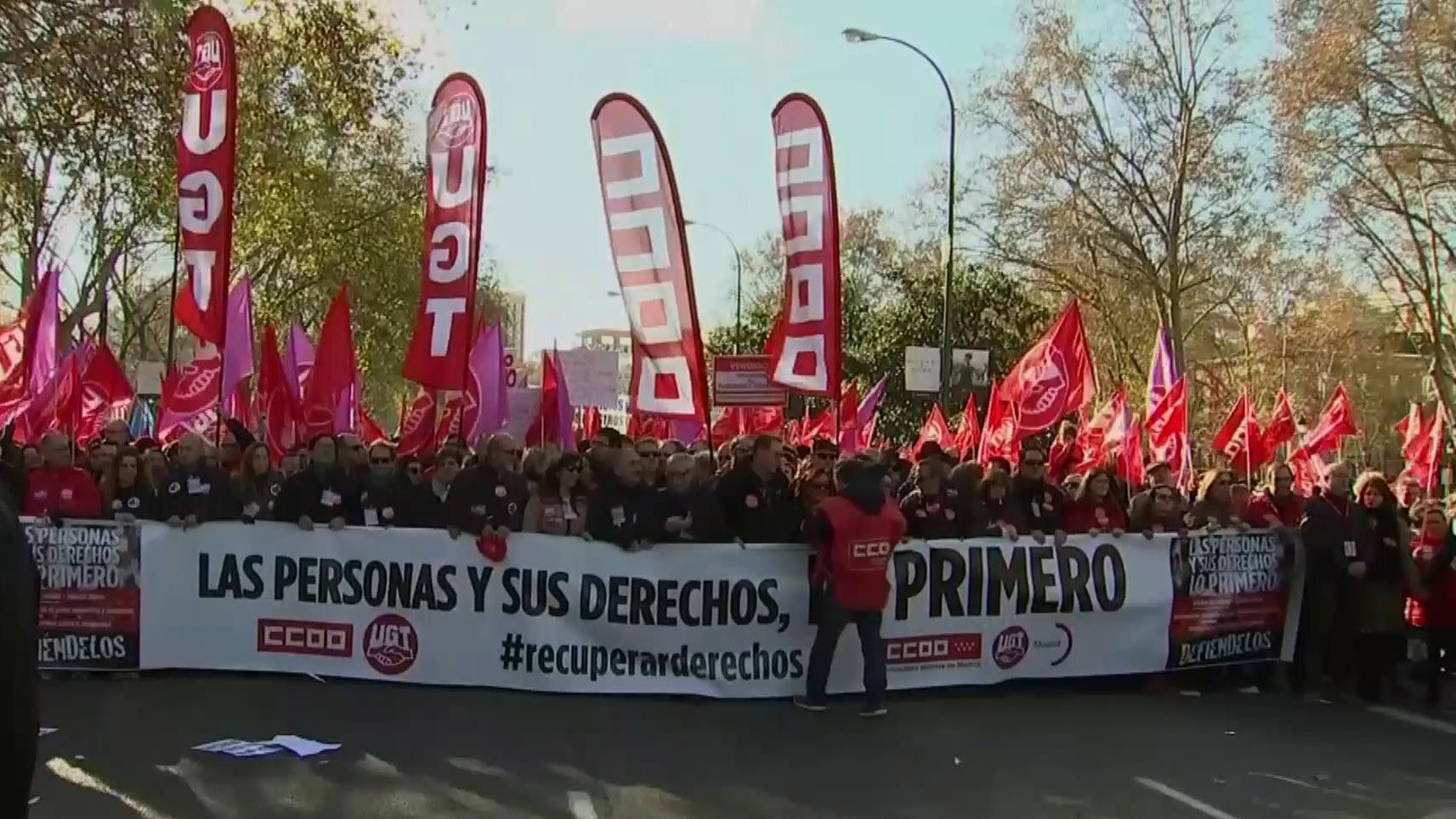 Массовые протесты охватили испанскую столицу: появилось видео