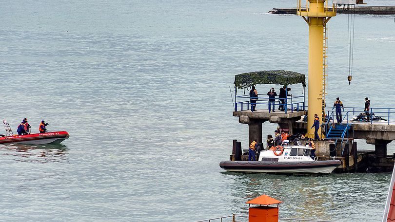 З'явилося відео пошукової операції щодо російського Ту-154 З'явилося відео пошукової операції щодо російського Ту-154