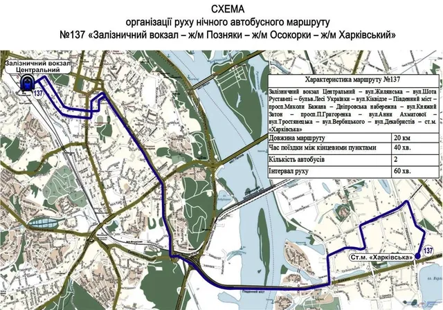 Автобус, ніч, Київ Автобус, ніч, Київ