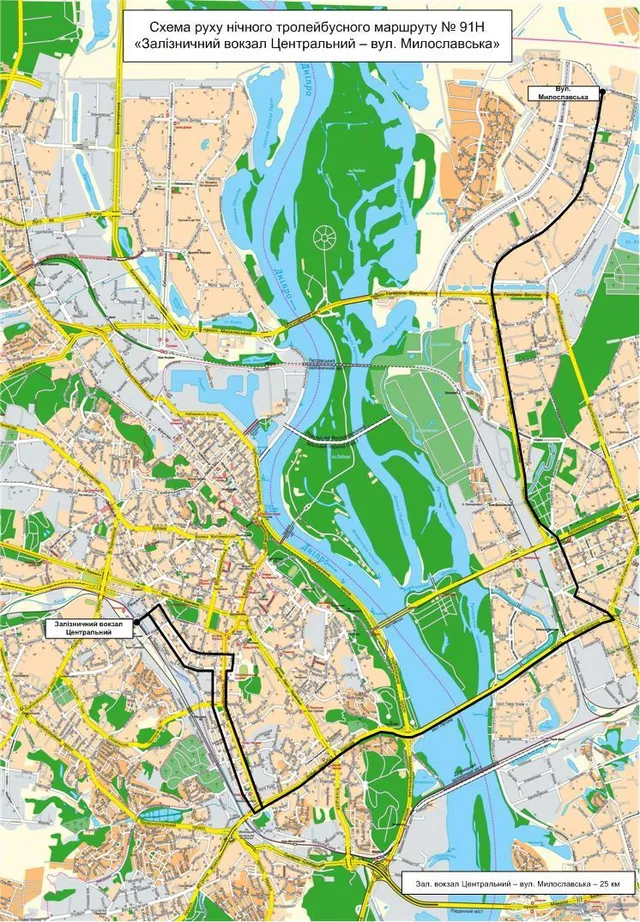 Тролейбус, ніч, Київ Тролейбус, ніч, Київ