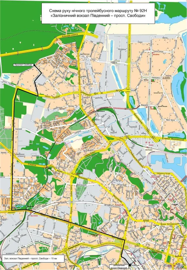 Тролейбус, ніч, Київ Тролейбус, ніч, Київ