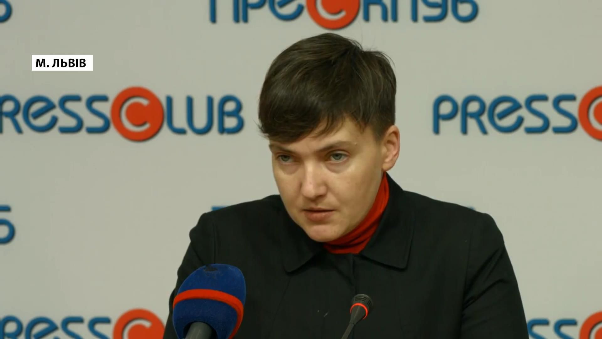 Как Савченко отреагировала на вопрос об обмене пленными