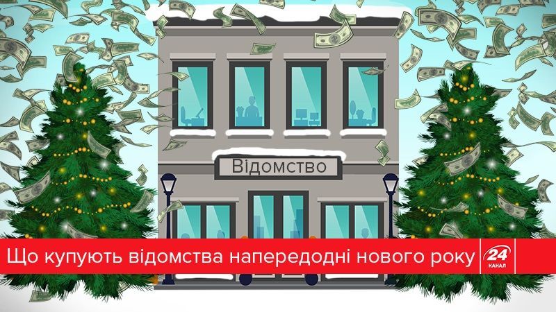 Закупки "під ялинку": що купувала держава перед новорічними святами Закупки "під ялинку": що купувала держава перед новорічними святами