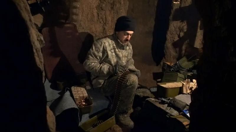 Українські військові на передовій записали зворушливе привітання з Новим роком