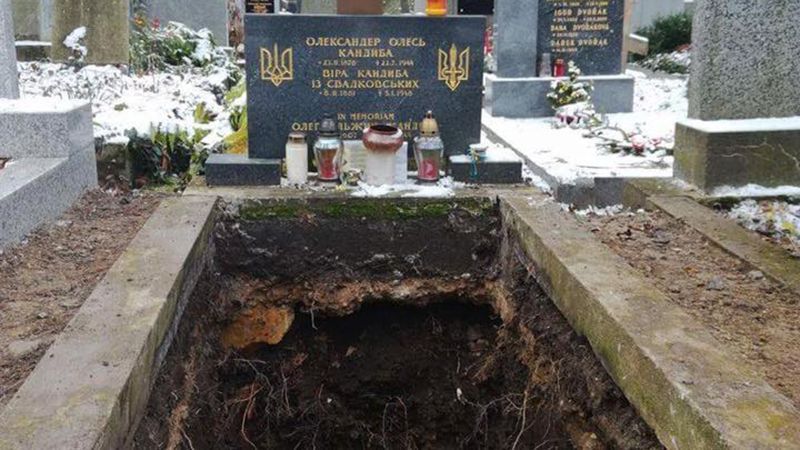 Дипломат объяснил, почему эксгумация останков Александра Олеся была вынужденной