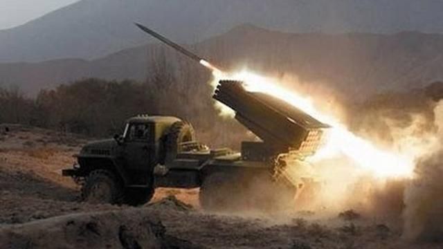 Боевики применили "Град" возле Сизого Боевики применили "Град" возле Сизого