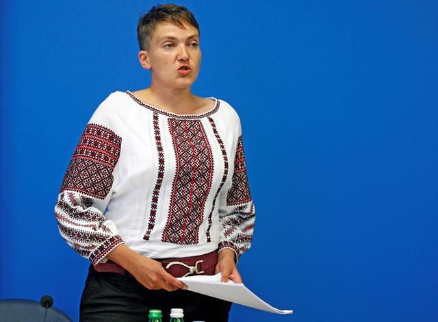Савченко пояснила, яку користь принесе публікація списків заручників