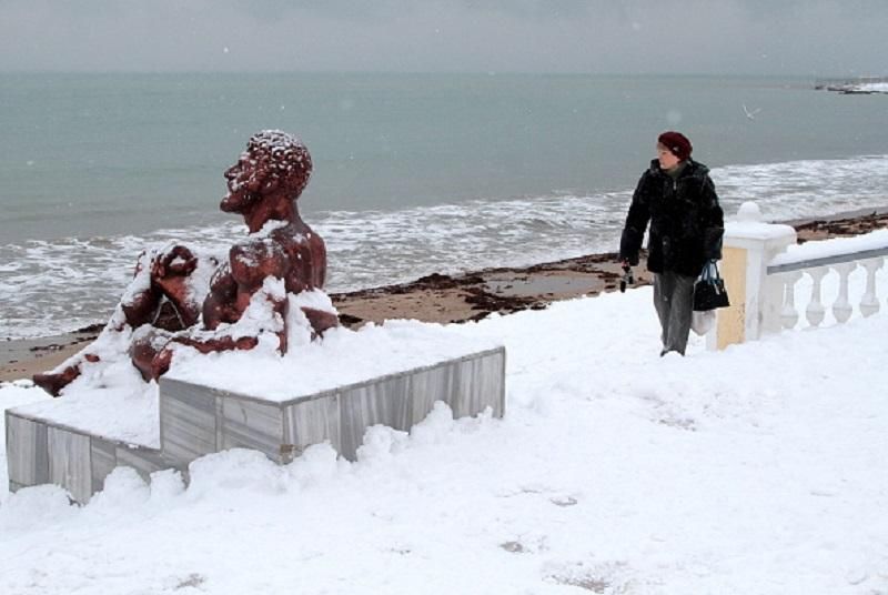 Крим замело снігом: фоторепортаж з окупованого півострова