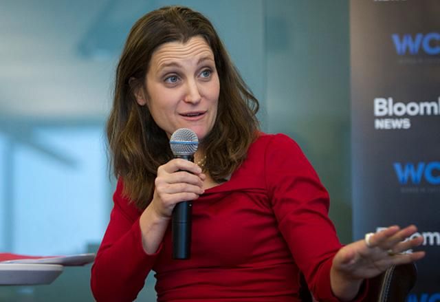 Россия может снять санкции с Христи Фриланд Россия может снять санкции с Христи Фриланд