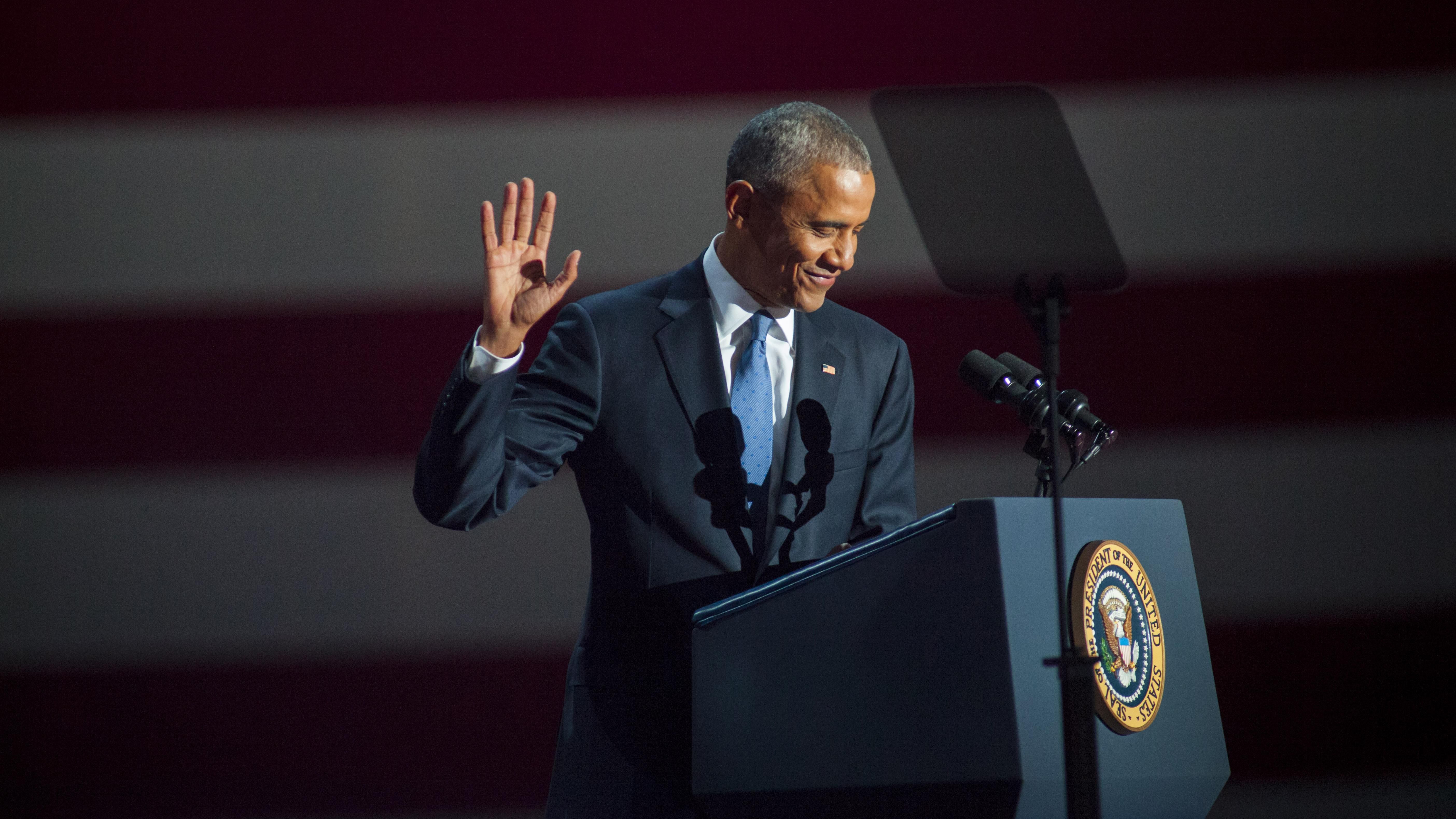 Прощальный "твит" Обамы растрогал сети Прощальный "твит" Обамы растрогал сети