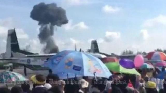 Під час авіашоу у Таїланді розбився винищувач: з'явилось відео жахливої катастрофи