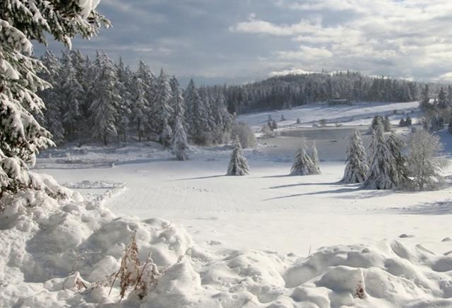 Толстый слой снега заблокировал проезд к нескольким селам Закарпатья