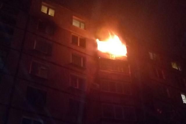 В страшном пожаре в Харькове погибла пожилая женщина