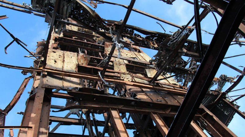 Військові показали, як зараз виглядає шахта Бутівка поблизу Донецька Військові показали, як зараз виглядає шахта Бутівка поблизу Донецька
