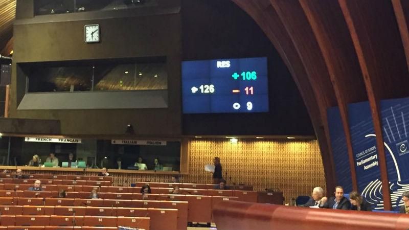 Рахунок на нашу користь. У ПАРЄ ухвалили резолюцію щодо України Рахунок на нашу користь. У ПАРЄ ухвалили резолюцію щодо України