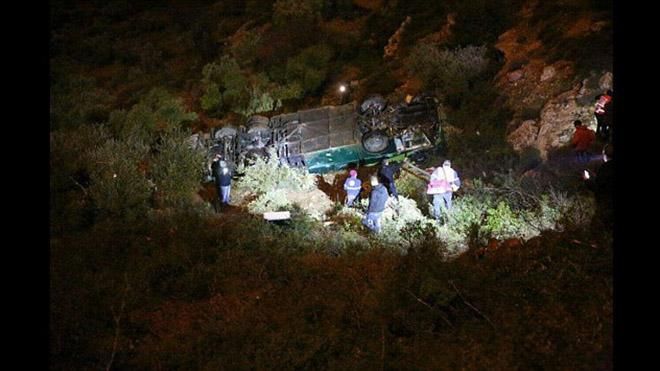 Автобус упал в пропасть в Израиле, есть погибшие