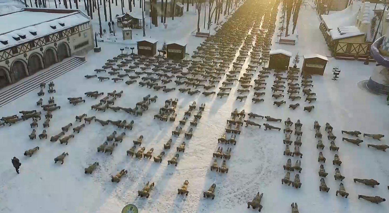 Всесвітню естафету відтискань прийняв харківський військовий виш: захоплююче відео Всесвітню естафету відтискань прийняв харківський військовий виш: захоплююче відео