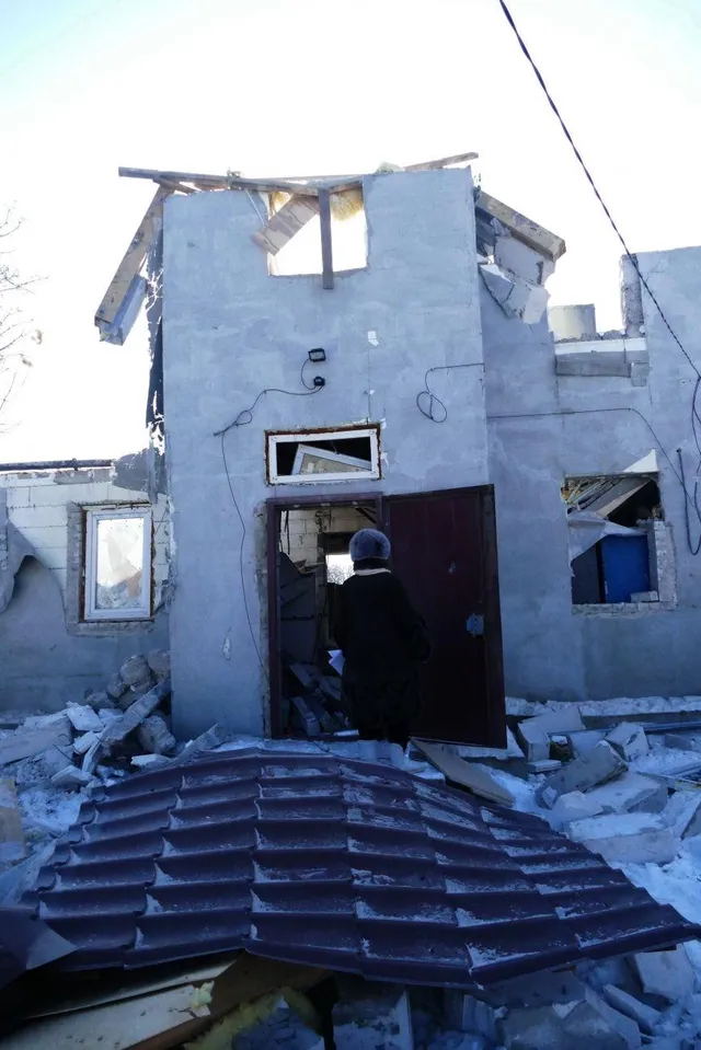 Будинок, обстріл, Докучаєвськ Будинок, обстріл, Докучаєвськ