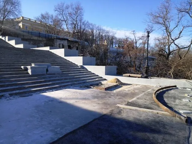 Одеса, Потьомкінські сходи, ремонт Одеса, Потьомкінські сходи, ремонт