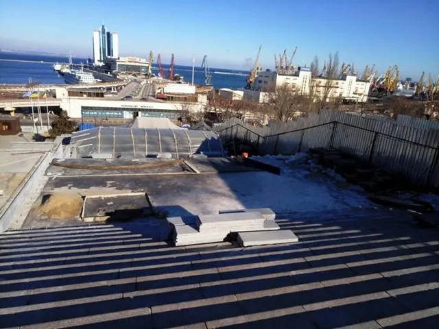 Одеса, Потьомкінські сходи, ремонт Одеса, Потьомкінські сходи, ремонт