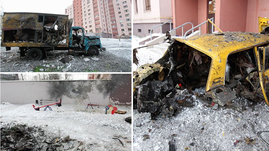 Реалии оккупированного Донецка: заброшенные разбитые машины и БТРы посреди улиц Реалии оккупированного Донецка: заброшенные разбитые машины и БТРы посреди улиц