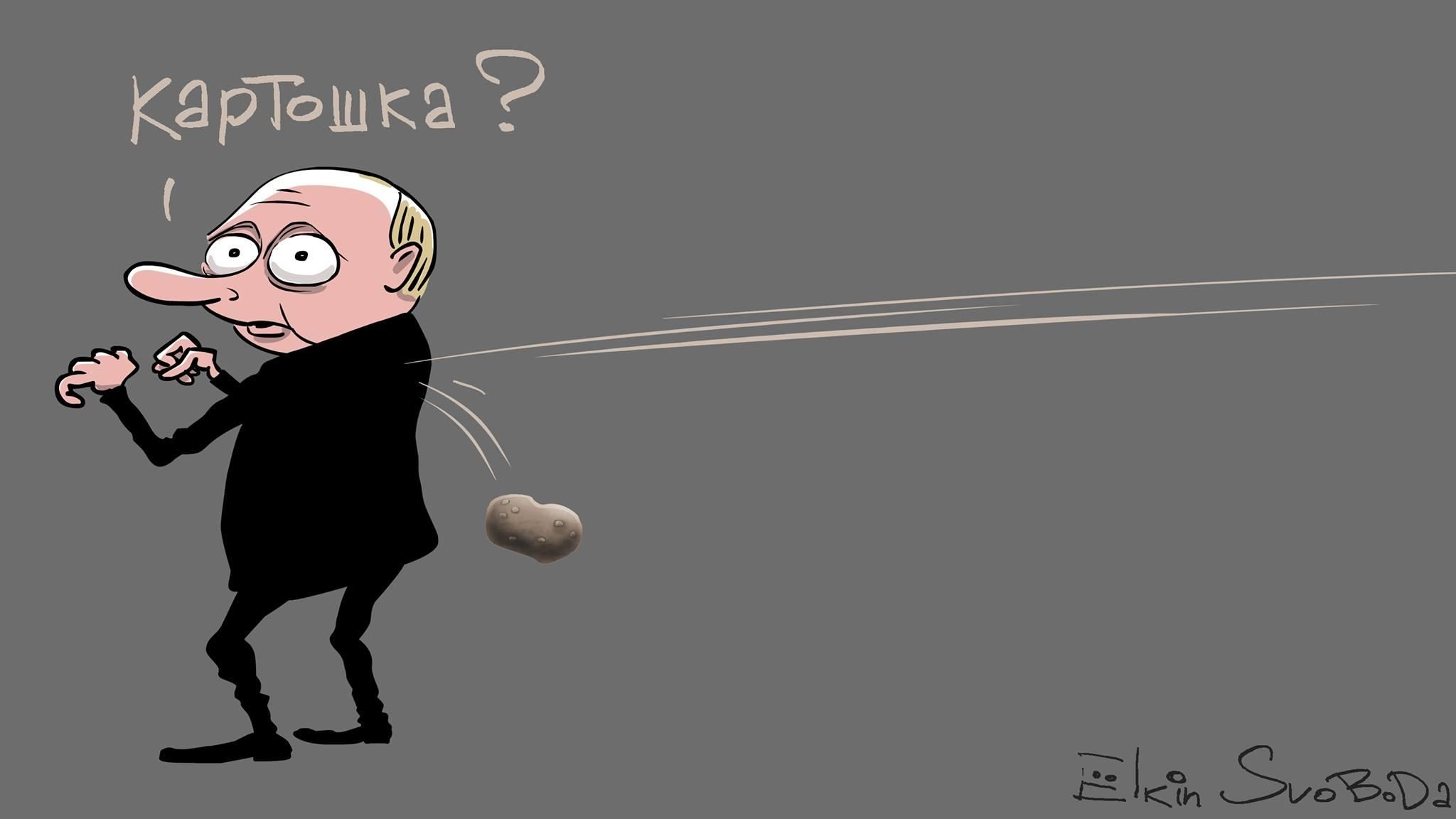 Російський карикатурист висміяв "напружені відносини" між Білоруссю та Росією