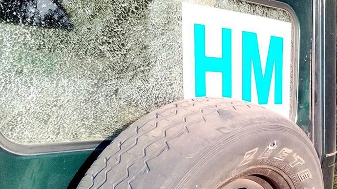 Бойовики обстріляли офіцерів-спостерігачів наглядової місії СЦКК на Донбасі Бойовики обстріляли офіцерів-спостерігачів наглядової місії СЦКК на Донбасі