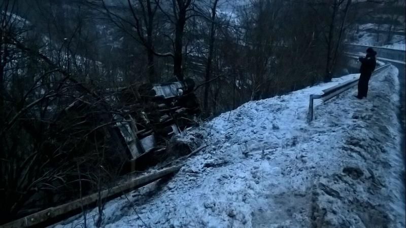 Автобус сорвался в пропасть на Закарпатье: появились жуткие фото