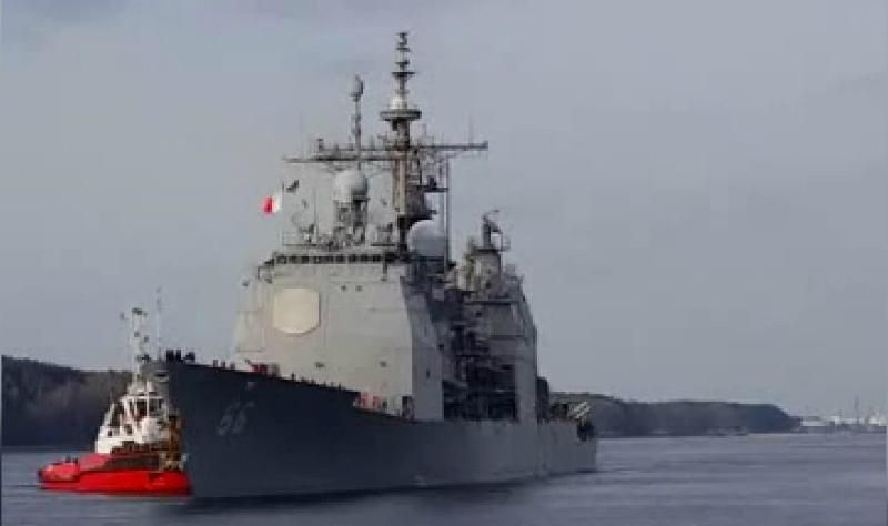 Американський ракетний крейсер прибув до Литви
