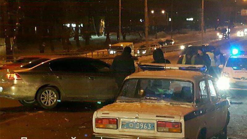 Страшная пьяная ДТП в Киеве: есть пострадавшие Страшная пьяная ДТП в Киеве: есть пострадавшие