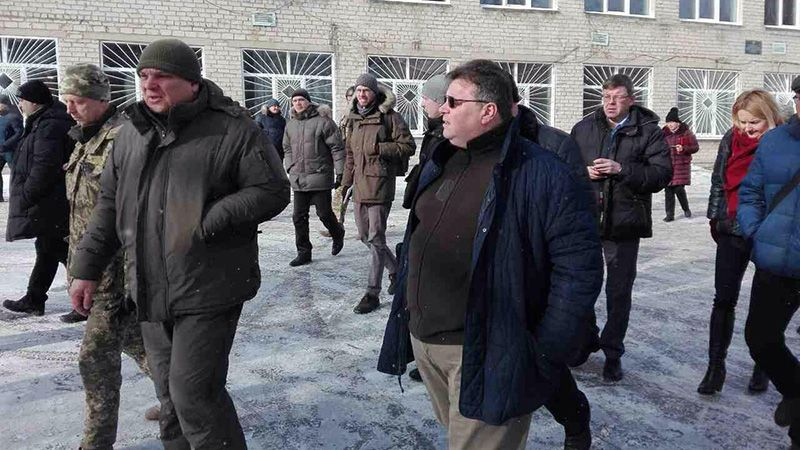 В Авдеевку приехал Министр иностранных дел Литвы