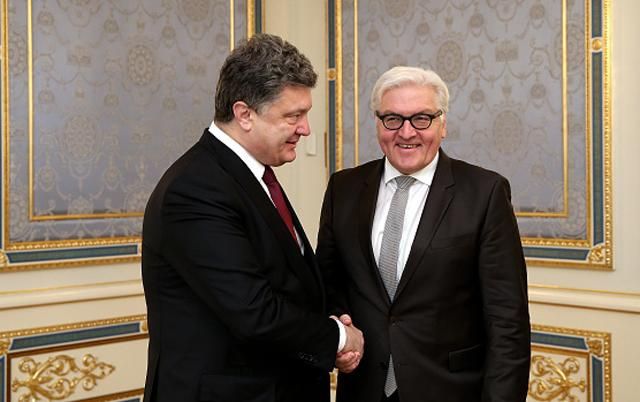 Порошенко заявив Штайнмаєру про свої очікування від нього Порошенко заявив Штайнмаєру про свої очікування від нього