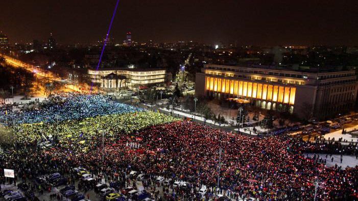 В Румынии с новой силой вспыхнули антиправительственные протесты