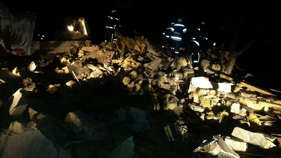 В результате взрыва в Одесской области от дома остались одни камни