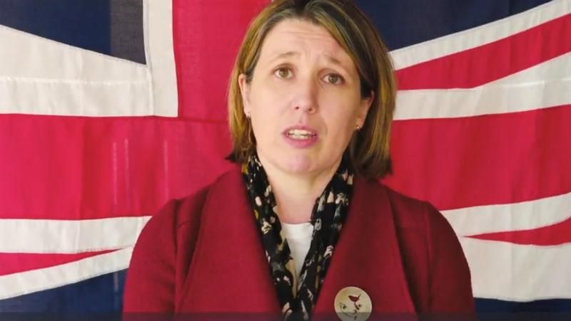Посол Британії  долучилась до флешмобу на підтримку ветеранів АТО