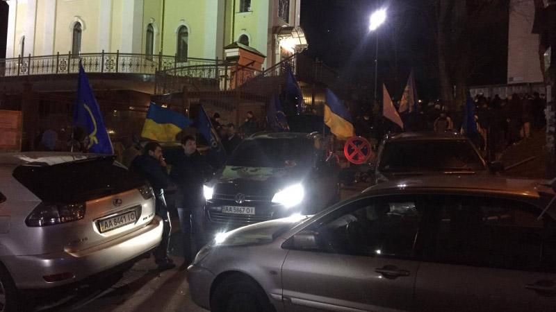 Митинг возле Соломенского райсуда: активисты выдвинули свои требования