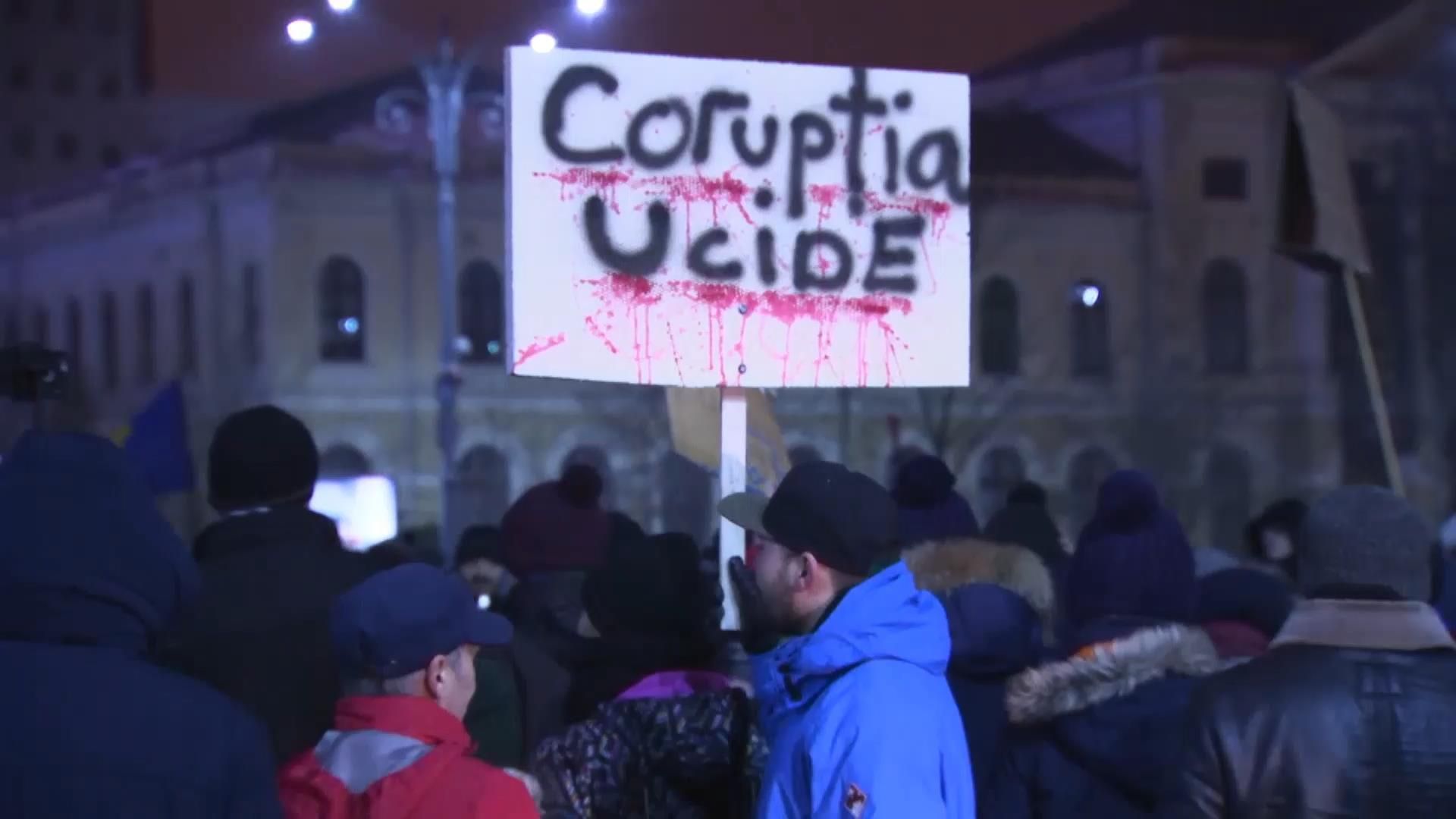 В Румынии не утихают антикоррупционные протесты