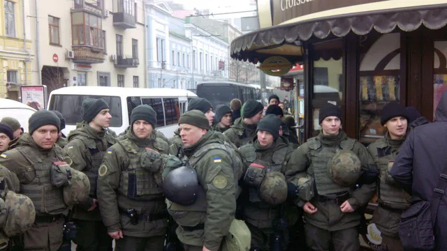 силовики, Київ, мітинг