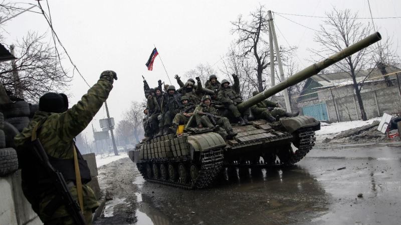 Бойовики випадково обстріляли власний блокпост Бойовики випадково обстріляли власний блокпост