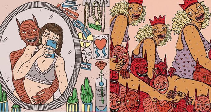 Как иллюстратор отображает своих внутренних демонов: причудливые фото (18+) Как иллюстратор отображает своих внутренних демонов: причудливые фото (18+)