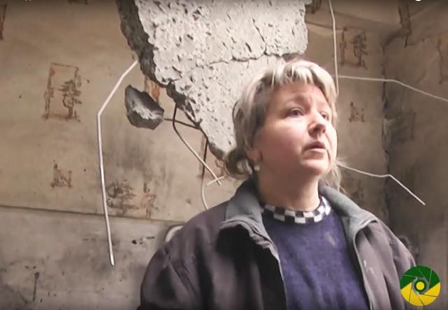 Сплошные руины: на видео сняли обстрелянные боевиками дома в Авдеевке